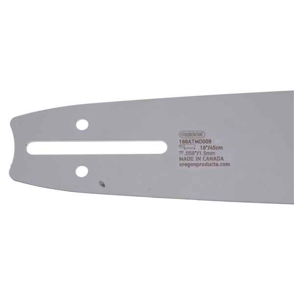 Oregon vodící lišta DuraCut 18" (45 cm) .325" 3/8" .404" (1,5 mm) pro Husqvarna 61 66 266 268 272 365 372XP 281 298 380 385 585 Solo 665 670 681 Jonsered 2077 2171 Dolmar PS6400 Shindaiwa 285 577 Makita DCS6400 DCS7301