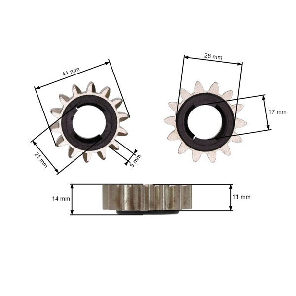 Ozubené koleso elektrického štartéru pre motory Briggs & Stratton (OEM 593935 Toro 693713)