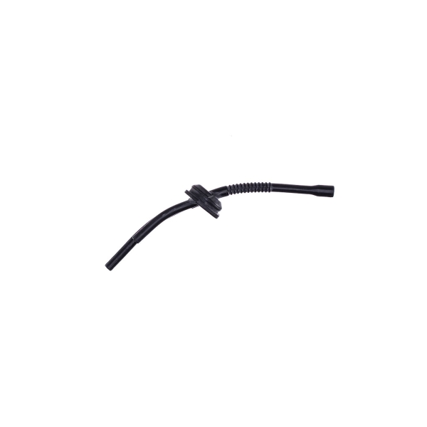 Palivová hadička pro Čínské motorové pily a pily z hobbymarketů celková délka 155 mm průměr 5,00 mm