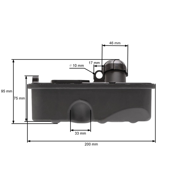 Palivová nádrž pre motory Briggs & Stratton (OEM 494406)