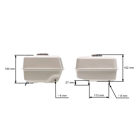 Palivová nádrž pre motory Honda GX240 GX270 (OEM 17510-ZE2-010ZA 17510ZE2020ZA)