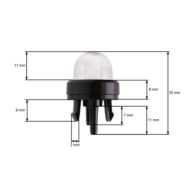Palivová pumpička pre čínske píly a z hobbymarketov s objemom motora 45 cm3 52 cm3 58 cm3