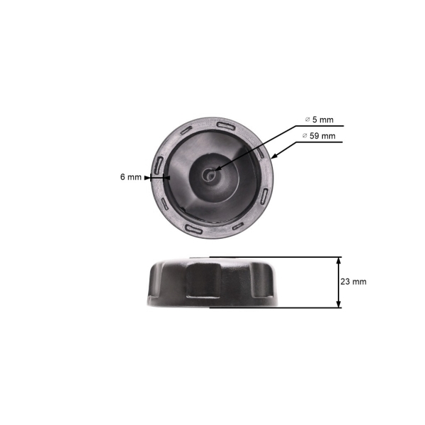 Palivové víčko pro motory Honda GC135 GC160 GC190 GCV135 GCV160 GCV190 GX100 GXV160 (OEM 17620-ZL8-003 17620-ZL8-013 17620-ZL8-023)