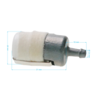 Palivový filter pre motorové píly krovinorezy a ďalšiu záhradnú techniku