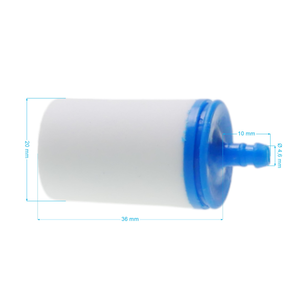 Palivový filter pre motorové píly krovinorezy a ďalšiu záhradnú techniku