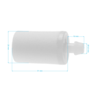 Palivový filter pre motorové píly krovinorezy a ďalšiu záhradnú techniku