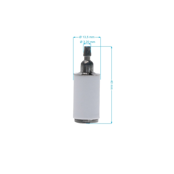 Palivový filtr Porex pro motorové pily křovinořezy a další dvoutaktní zahradní techniku (OEM 577167201)