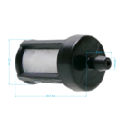 Palivový filtr pro motorové pily a křovinořezy Husqvarna Jonsered Dolmar Makita McCulloch