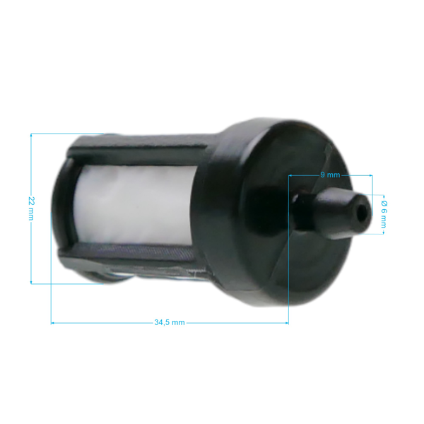 Palivový filtr pro motorové pily a křovinořezy Husqvarna Jonsered Dolmar Makita McCulloch