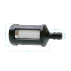 Palivový filtr pro motorové pily křovinořezy a další zahradní techniku