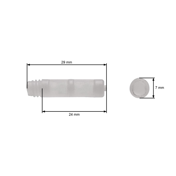 Palivový ventil s filtrovým závitom M10 x 1,25