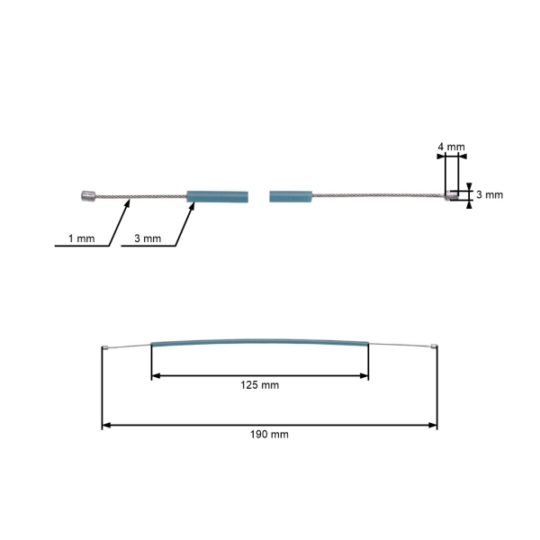 Plynové lanko pre motorové píly Husqvarna 362 365 365 X-Torq 372XP 372 XP X-Torq 385 390XP 375K Jonsered 2165 2171 CS2166 CS2171 CS2187 (OEM