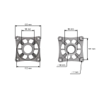 Pouzdro hřídele mandrely pro zahradní traktory Husqvarna Jonsered McCulloch (OEM 581650801 581650501)