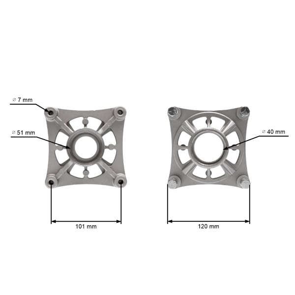Pouzdro hřídele mandrely pro zahradní traktory Husqvarna Jonsered Partner McCulloch Craftsman Poulan (OEM 532187281)