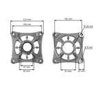 Pouzdro hřídele mandrely pro zahradní traktory Husqvarna McCulloch Jonsered (OEM 580796101 587126105 580856001)