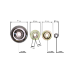 Prevodová hlava pre činské krovinorezy a krovinorezy z hobbymarketov so štvorcovým profilom hriadeľa s priemerom rúrky 26 mm