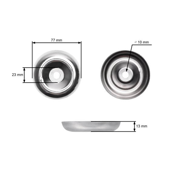 Prítlačná miska žacieho noža pre čínske motorové krovinorezy a krovinorezy pre hobby trh