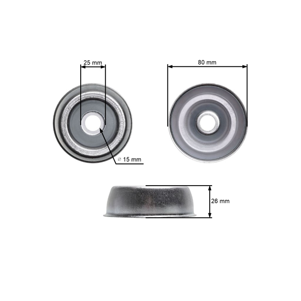 Prítlačná miska žacieho noža pre krovinorezy Stihl