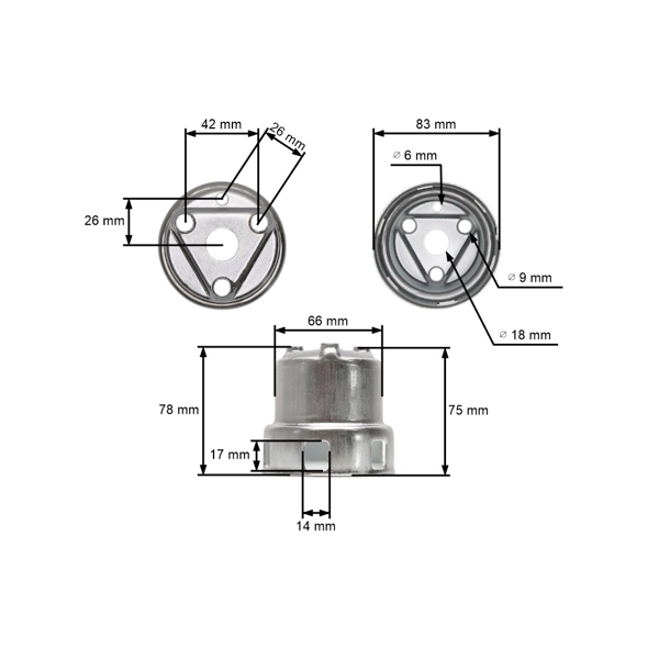 Protikus startéru pro motory Honda GX340 GX390 11,0 PS 13,0 PS (OEM 28451-ZE3-W01)