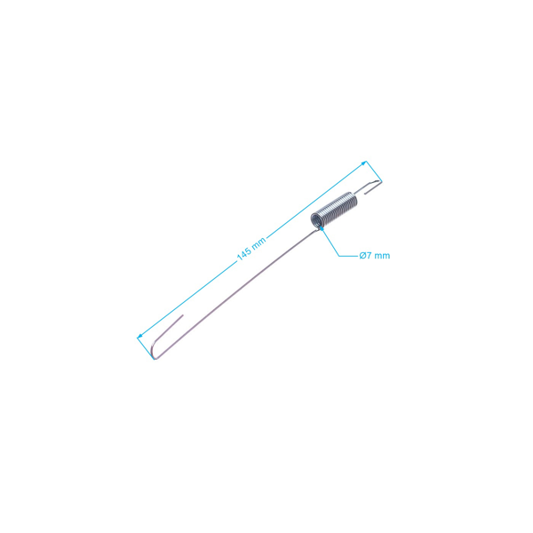 Pružina regulátoru otáček motoru Honda GX240 GX270 Zongshen 177F (OEM 16561-ZE2-020)