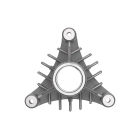 Púzdro hriadeľa mandrely pre záhradné traktory Husqvarna Jonsered Partner McCulloch (OEM 532137152 137152)