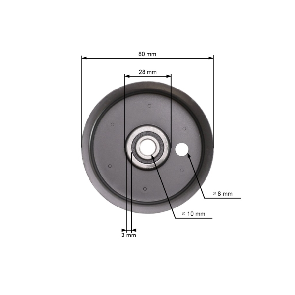 Řemenice pro zahradní traktory MTD Oleo-Mac Gutbrod Lawnflite Yardman Turbosilent Central Park Fleurelle Mastercut Bolens Cub Cadet (OEM 756-0981A 756-0981B)