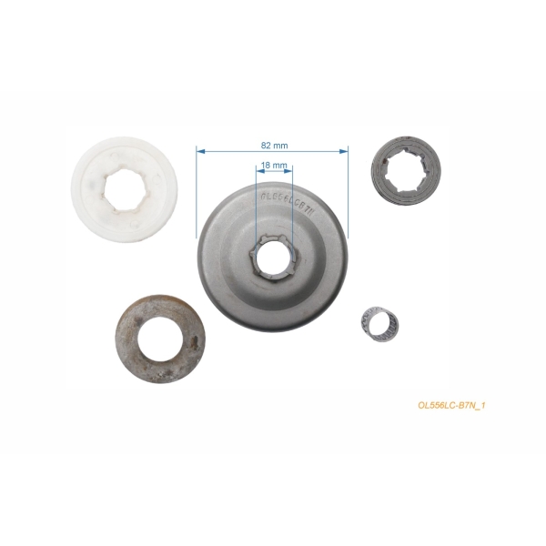 Reťazovka .404" 7 zubov pre motorové píly OLEO-MAC Oleomac 970 971 980 981