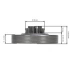 Řetězka 3/8" 6 zubů pro čínské motorové pily obsah motoru 38 ccm