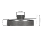 Řetězka 3/8" 7 zubů pro motorové pily Husqvarna 51 55 55 Rancher 254 262XP (OEM 503453902)