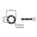 Řetězka 3/8" 7 zubů pro motorové pily Husqvarna 51 55 55 Rancher 254 262XP (OEM 503453902)