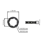 Řetězka 3/8" 7 zubů  pro motorové pily Stihl 044 046 MS341 MS361 MS362 MS440 MS441 MS460 (OEM 11280071000)