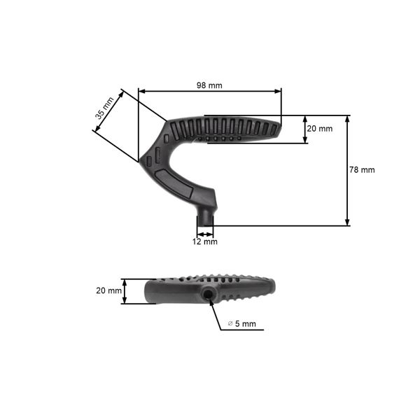 Rukojeť startéru pro motory Briggs & Stratton (OEM 799716 795426)