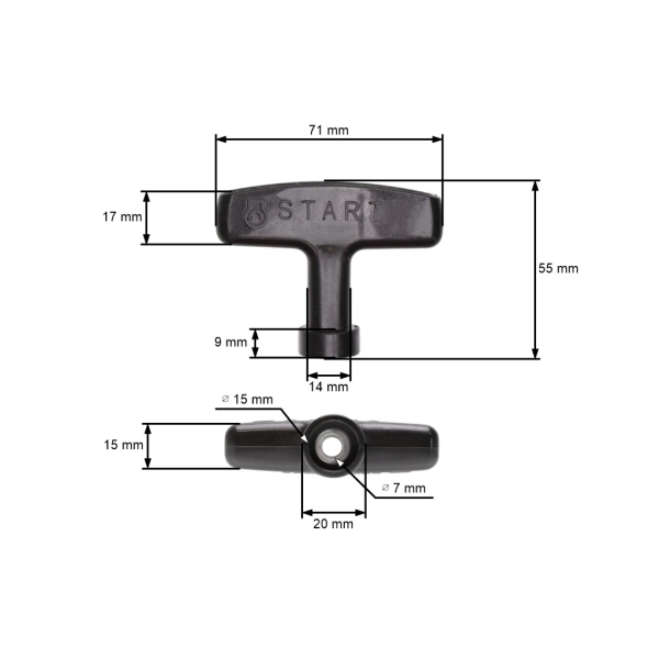 Rukojeť startéru pro motory Honda (OEM 28461ZE8811 28461-ZG0-004 28461ZG3004)