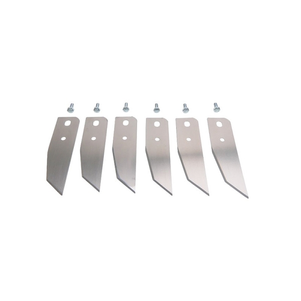Sada 6 ks. žacích nožů 9,3 cm (3") pro robotické sekačky AL-KO Alko Robolinho 100 Robolinho 1000 Robolinho 3000 Robolinho 4000 (OEM AK119546 122-296)