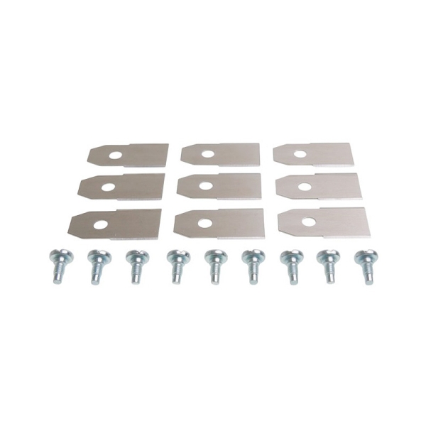 Sada 9 ks. žacích nožů 3,5 cm (1,4") pro robotické sekačky Husqvarna McCulloch Flymo Gardena (OEM 577864603 535138702 535138703 577864401 577864402)
