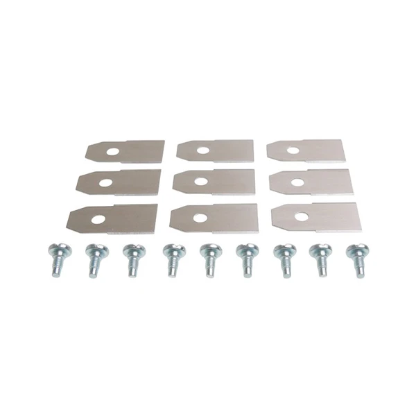 Sada 9 ks. žacích nožů 3,5 cm (1,4") pro robotické sekačky Husqvarna McCulloch Flymo Gardena (OEM 577864603 535138702 535138703 577864401 577864402)