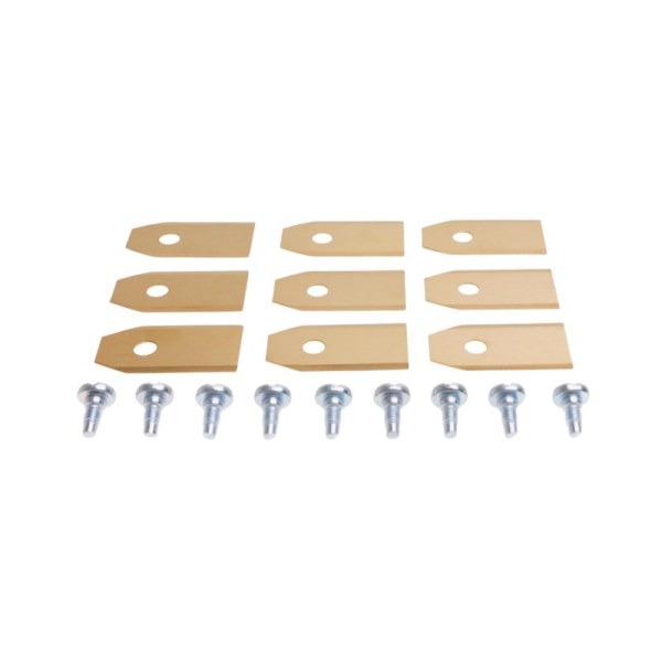Sada 9 ks. žacích nožů 3,5 cm (1,4") pro robotické sekačky Husqvarna McCulloch Flymo Gardena (OEM 577864603 535138702 535138703 577864401 577864402)