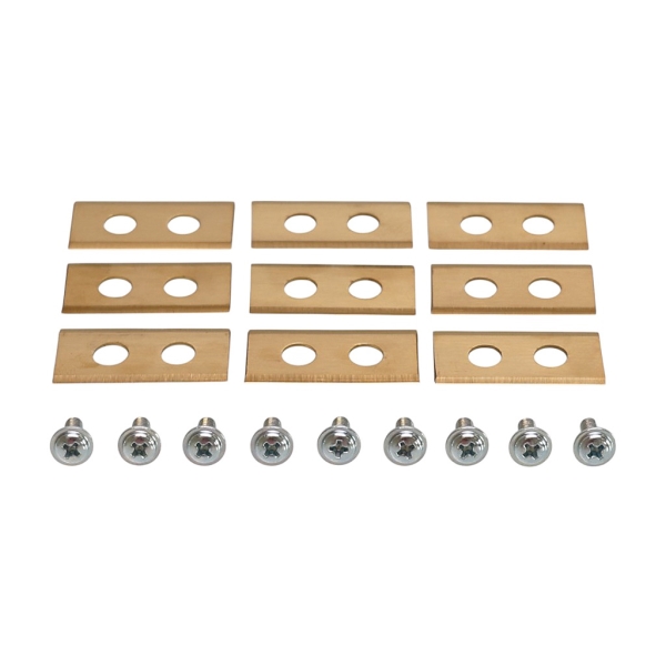 Sada 9 ks. žacích nožů 3,6 cm (1,4") pro robotické sekačky Worx Nac Tytan Nac RLM1500 RLM1500-NG RLM1500 G2-NG