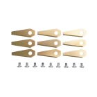 Sada 9 ks. žacích nožů 4,9 cm (2") pro robotické sekačky Bosch Indego 350 Indego 350 Connect Indego 1100 Connect (OEM F016800321)