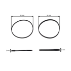 Sada tesnení karburátora pre motory Briggs & Stratton Quantum 3,5 PS - 6,0 PS (OEM 398183 498261 490937)