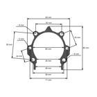 Sada tesnení pre čínske krovinorezy a krovinorezy z hobbymarketov s objemom motora od 43 cm3 - 52 cm3