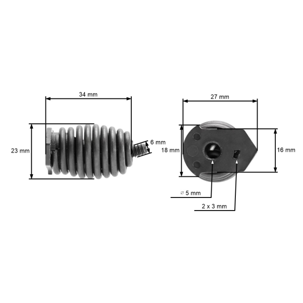 Silentblok pro motorové pily Husqvarna 555 556 560 562XP Jonsered CS2258 CS2260 CS2260WH (OEM 586312101)