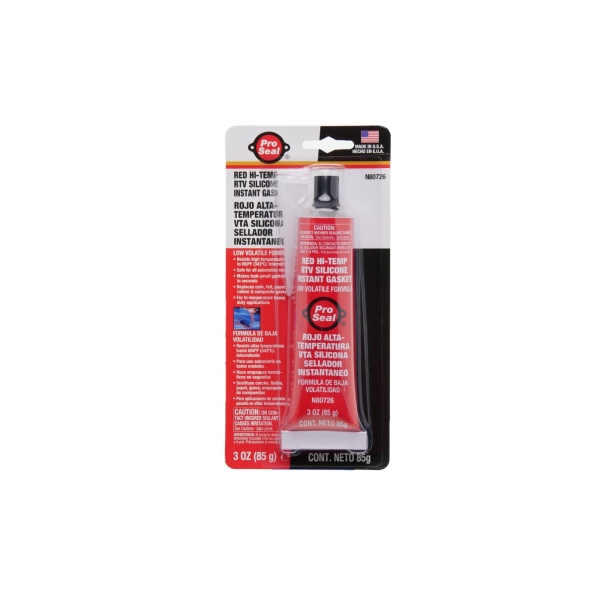 Silikonový tmel PRO SEAL červený 85 g do + 343°C pro Stihl 017 018 MS180 MS181 MS250 MS280 Husqvarna 136 137 141 435 Partner 351 371 391 420