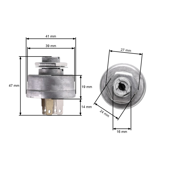 Spínací skříňka pro zahradní traktory Husqvarna Partner Stiga John Deere Honda Toro AL-KO Cub Cadet Jonsered Murray (OEM 532158913 92318 825129 83-002)