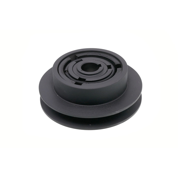 Spojka pre motorové kultivátory vonkajší priemer 148 mm x priemer otvoru 25 mm na 2 klinové remene 17 mm