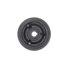 Spojka pro motorové kultivátory vnější průměr 128 mm x průměr otvoru 20 mm na 2 klínové řemeny 13 mm