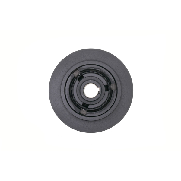 Spojka pro motorové kultivátory vnější průměr 148 mm x průměr otvoru 25,4 mm na 2 klínové řemeny 17 mm