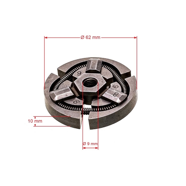 Spojka pro motorové pily a křovinořezy Husqvarna 40 45 49 240 240R 245R 245RX Jonsered GR41 GR50 RS44 2041 2045 2050 (OEM 503173101)