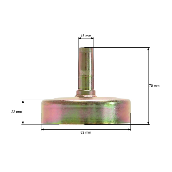 Spojkový bubon pre činské krovinorezy a krovinorezy z hobbymarketov na 7-zubovom hriadeli