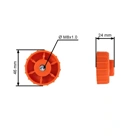 Strunová hlava pro křovinořezy a vyžínače Homelite Ryobi MTD závit M6x1.0 M8x1,25 M8x1.0 (OEM DA03001 DA03001A UP06761)